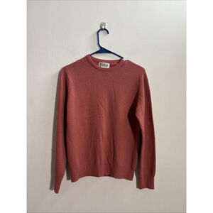 EUC VINTAGE WOMEN’S WHITE OF HAWICK SCOTLAND CASHMERE SWEATER CREWNECK SIZE S/M